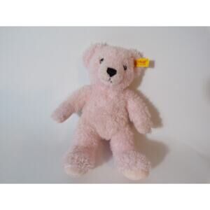 My First Steiff Teddy Bear - Pink - Cuddly Baby Safe Soft Toy - Stuffed Animal